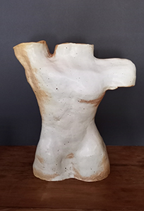 Image of the ceramic sculpture, Androgynous Bust by Kendal Warren.